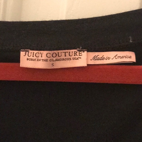 Black v neck with banded sleeves and bottom - Picture 2 of 4